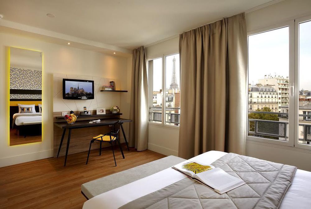 Citadines Tour Eiffel Paris Aparthotel Exterior foto